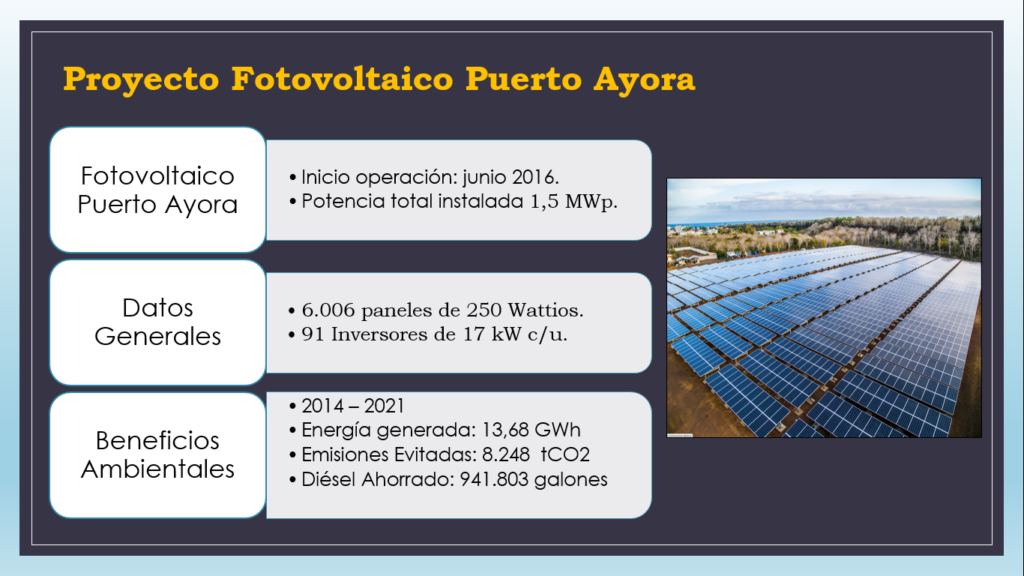 Planta Fotovoltaica Puerto Ayora